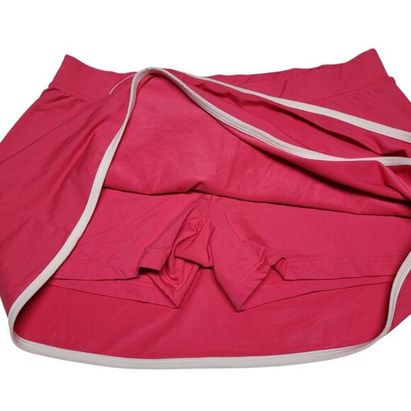 Adidas Skort Tennis Golf Pink Womens Large Wrap Summer Sport Athletic Clima Lite - Picture 4 of 9